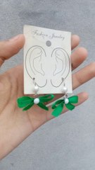 Independence day earrings   #youtubeshorts #shorts #creativefatimaakram #viral