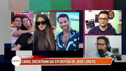 CAROLINA DIECKMANN sai em defesa de JOSÉ LORETO após polêmica com ESLOVÊNIA e LUCAS BISSOLI!