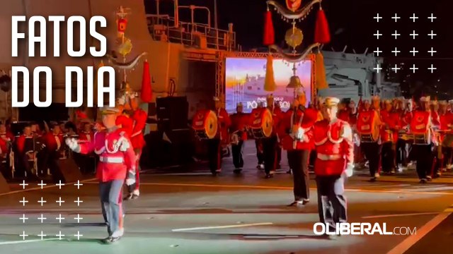 Bandas do Corpo de Fuzileiros Navais se apresentam em Belém
