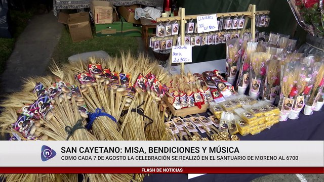 SAN CAYETANO: MISA, BENDICIONES Y MÚSICA