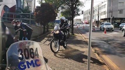 Homem é socorrido após sofrer overdose na rua Paraná