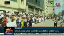 Tunisian bakers protest after government subsidy cuts