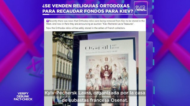 The Cube | No es cierto que se subasten reliquias ortodoxas para recaudar fondos para Ucrania