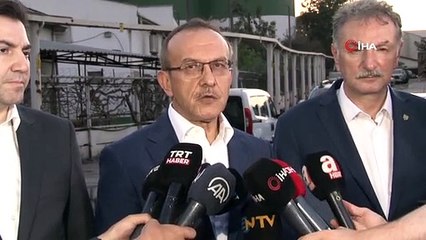 Tarım Bakan Yardımcısı Ahmet Bağcı, 12 kişinin yaralandığı patlama bölgesini inceledi
