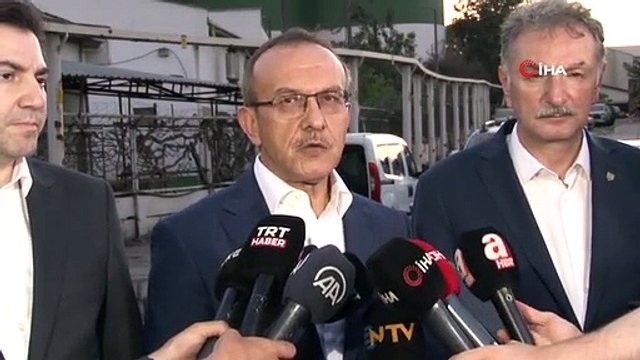 Tarım Bakan Yardımcısı Ahmet Bağcı, 12 kişinin yaralandığı patlama bölgesini inceledi