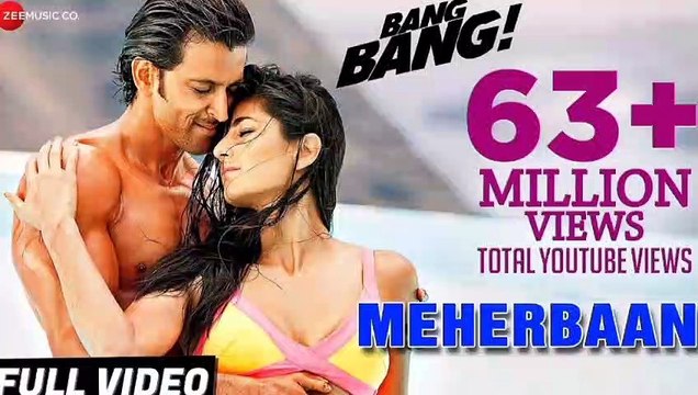 Meherbaan Full Video | BANG BANG! | feat Hrithik Roshan & Katrina Kaif | Vishal Shekhar