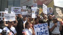 Protestas en Caracas por la condena a prisión contra seis sindicalistas en Venezuela
