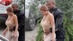 Kanye West’s ‘wife’ Bianca Censori steps out in another see-through bodysuit without a bra.