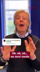 Paul McCartney grava vídeo para fãs brasileiros