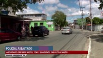 PM foi abordado por dois bandidos em uma moto