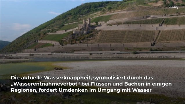 Wegen Trockenheit: Soll Wasser teurer werden?