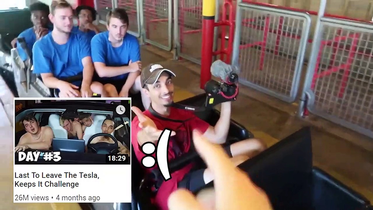 Last To Leave Roller Coaster Wins $20,000 - Challenge