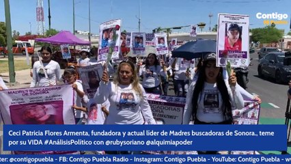 Download Video: Ceci Flores, líder de Madres buscadoras de Sonora, teme por su VIDA