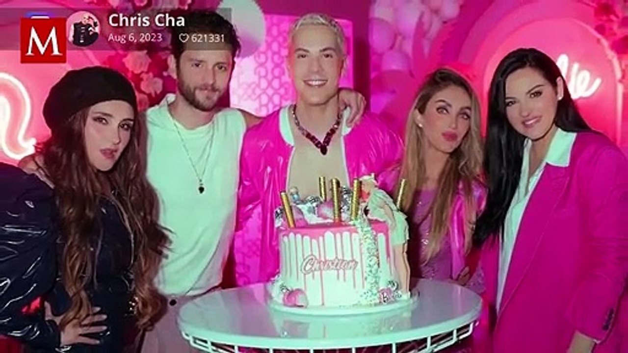 Christian Chávez festeja cumpleaños 40 junto a RBD con fiesta temática de 'Barbie'