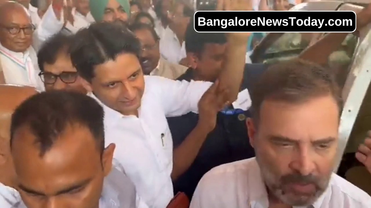 INDIA leaders celebrate after Rahul's MP status restored