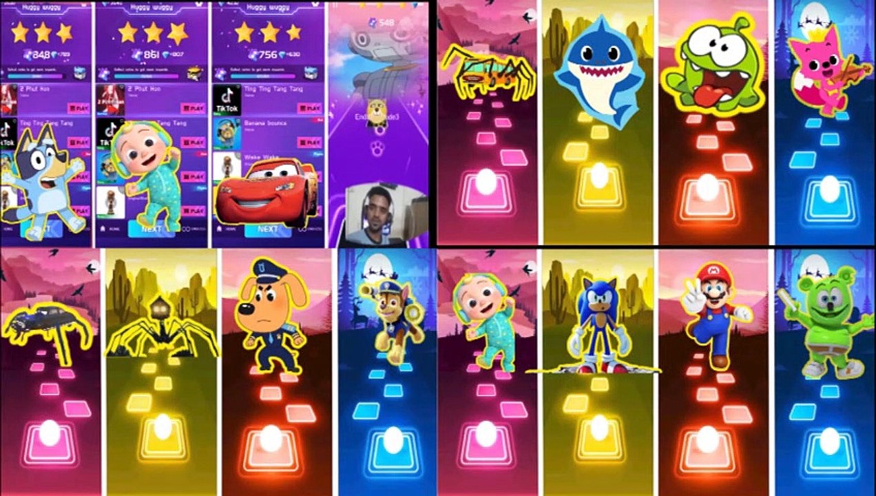 Baby Shark Friends All Video Megamix. Oddbods Pogo  Sheriff Labrador  Bluey Bingo. Who ls Best?