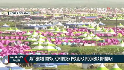 Antisipasi Topan, Kontingen Pramuka Indonesia di Jambore Korsel Akan Dipindahkan
