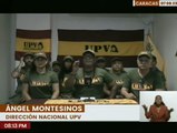 UPV insta a la defensa de la Patria ante las medidas coercitivas impuestas por EE.UU. a Venezuela