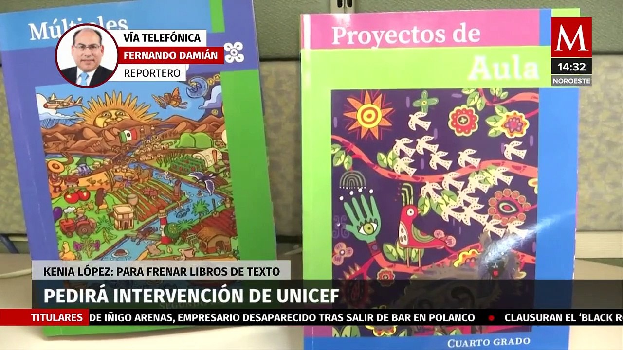 Kenia López pedirá intervención de Unicef en libros de textos gratuitos