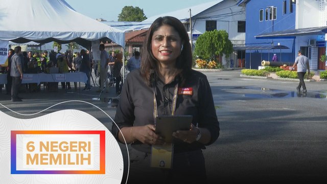 Proses pengundian awal di IPK Kuala Terengganu