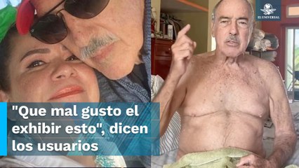 Publica la viuda de Andrés García un video privado del actor y la tunden en redes sociales