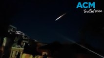 Space junk leaves bright trail across night's sky in south east Australia
