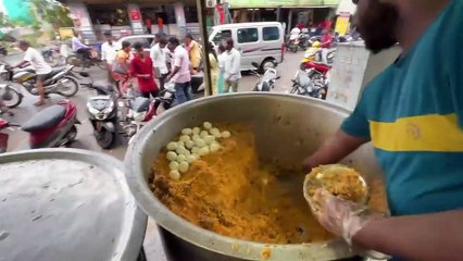 Pro Level Biryani Assembling in Pondicherry _ Indian Street Food