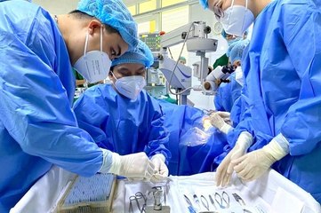 Ghép giác mạc thành công tại Bệnh viện Mắt Hải Phòng