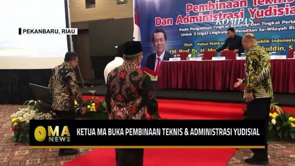 Ketua MA Muhammad Syarifuddin Buka Pembinaan Teknis dan Administrasi Yudisial 2023 di Pekanbaru