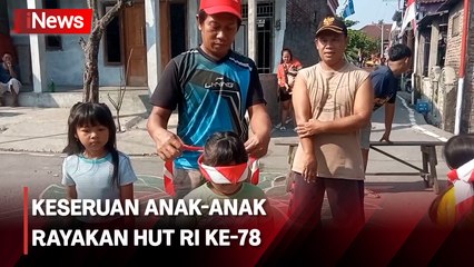 Menyenangkan! Inilah Keseruan Anak-Anak di Demak Rayakan HUT RI ke-78