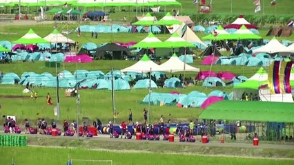 S. Korea continues scout jamboree despite typhoon