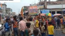 मधेपुरा: प्रशासन ने देर रात हटाया मंदिर, विरोध में आक्रोशित लोगों ने किया सड़क जाम