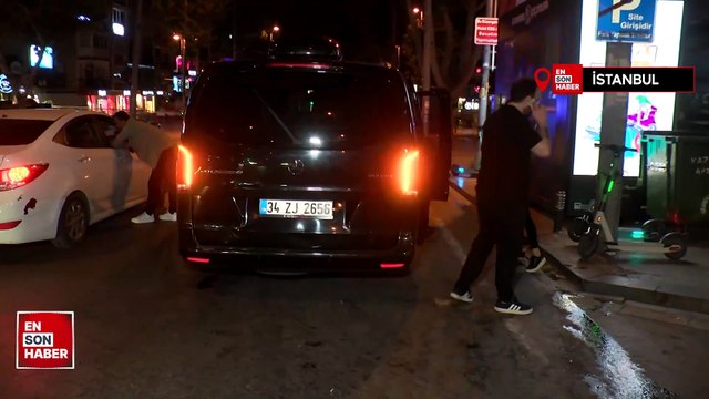 Denetime takılan alkollü sürücünün arkadaşları polise zor anlar yaşattı