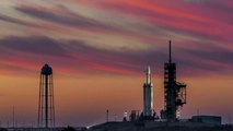 SpaceX'in 22 Starlink uydusunu Falcon9 roketiyle uzaya çıkardığı kalkış anı sosyal medya platformu X'te yayınlandı