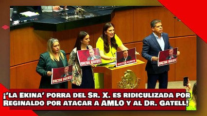 ¡VEAN! ¡’la Ekina’ porra del Sr. X. es ridiculizada por Reginaldo por atacar a AMLO y al Dr. Gatell!