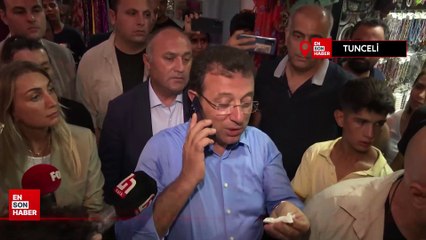 Ekrem İmamoğlu, Tunceli'den Kemal Kılıçdaroğlu'nu aradı