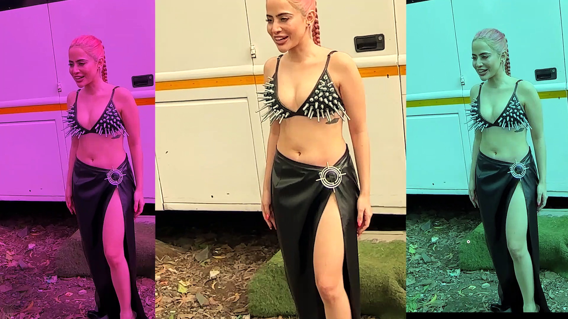 Urfi Javed : স্ক্রু দিয়ে বানানো পোশাকে বিগ বস সেটে উরফি, ভিডিও ভাইরাল নেট দুনিয়ায়