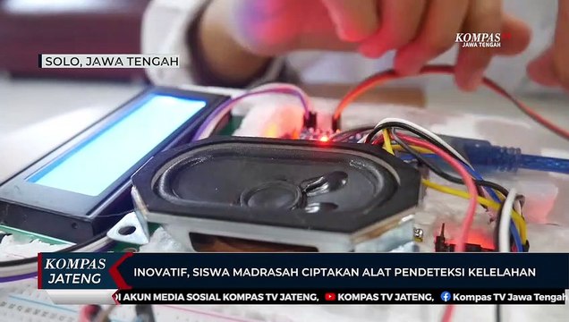 Inovatif, Siswa Madrasah Ciptakan Alat Pendeteksi Kelelahan
