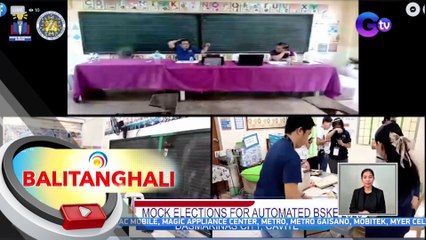 Mock elections ng automated BSKE, idinadaos ng COMELEC sa Q.C. at Dasmarinas, Cavite | BT