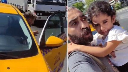 Sarıyer'de mesafeyi beğenmeyen taksici yolcuları indirdi iddiası