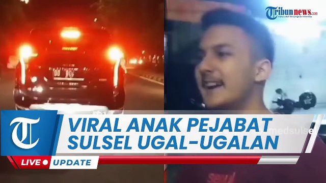 Live Anak Pejabat Sulsel Ugal-ugalan Naik Pajero Pakai Strobo hingga Tabrak Pemotor