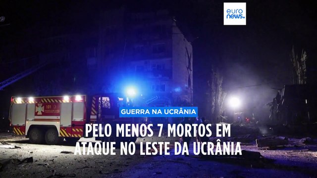Dois mísseis russos atingem cidade no leste da Ucrânia fazendo pelo menos sete mortos