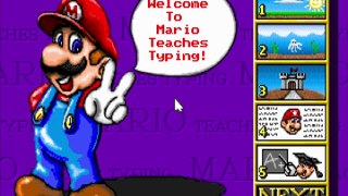 Mario Teaches Typing - dos