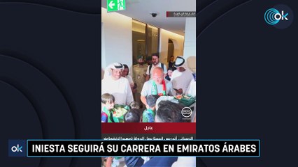 Iniesta seguirá su carrera en Emiratos Árabes