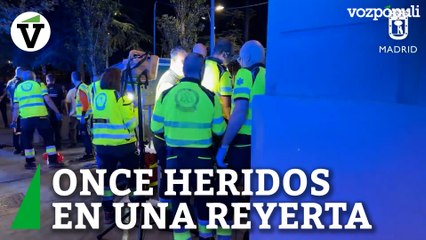 Once heridos en una reyerta múltiple de madrugada en la zona de Marqués de Vadillo