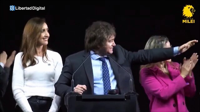 Multitudinario cierre de campaña de Javier Milei en Argentina : A votar y a sacarlos