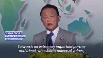 World must 'wake up' to Taiwan security threats: Japan ex-PM