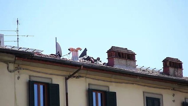 Sgombero del centro sociale Corsica, due militanti sul tetto