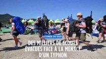 Corée du Sud : évacuation de 36 000 personnes réunies à la grande fête mondiale des scouts