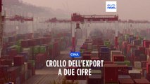 Economia: affonda l'export cinese (oltre le aspettative)